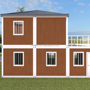 Design Premium Mobil Duplex Casas Prefabricadas Steel Frame New Product Golden Supplier 600 Sq Ft Prefab House - Product Image 1
