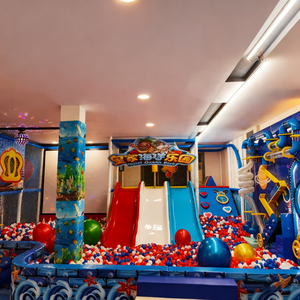 Douerfei - Equipo de Juegos Interior Comercial, Área de Juegos Suave con Temática <span class=keywords><strong>Azul</strong></span> Claro y Rosa para Centro de Entretenimiento de Centros Comerciales, 500 kg - Product Image 3