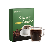 Café Vert Ganoderma en Poudre à Base de Plantes pour Adultes – Café Minceur Torréfaction Moyenne Certifié – Favorise le Métabolisme et l'Énergie Quotidienne