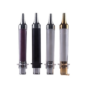 Toptan 10ml kozmetik boş şırıngalar ambalaj siyah gümüş altın şırınga kozmetik şırınga göz kremi için havasız şişe - Product Image 2