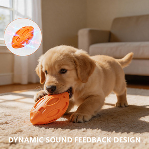 Pelotas <span class=keywords><strong>de</strong></span> Goma para Masticar para <span class=keywords><strong>Perros</strong></span>, con Sonido, para Limpieza Dental, Ecológicas, Indestructibles y Duraderas, Juguete para Mascotas <span class=keywords><strong>de</strong></span> <span class=keywords><strong>Razas</strong></span> Medianas y Grandes - Product Image 2