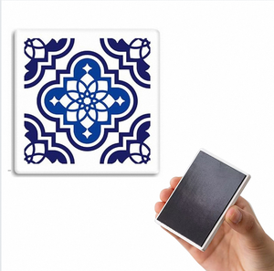 Vente en gros d'autocollants céladon art déco personnalisés Décorations de <span class=keywords><strong>cuisine</strong></span> vierges bon marché pour décorations magnétiques de réfrigérateur - Product Image 5