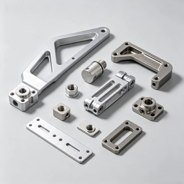 HERUIYUN Aerospace Aluminum Titanium Aircraft Bracket Five Axis CNC Machining Flight Hardware Tight Tolerance Fabrication