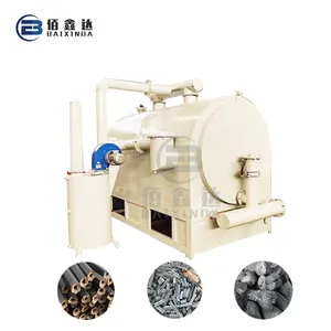 Automatic bbq coconut palm kernel shell charcoal making machine rice straw Charcoal Carbonization Furnace on sale