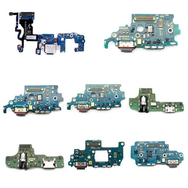 Mobile Phone Flex Cable Charging Port for Samsung Note 10 10+ S20 S20+ S20U A20s A10s S10 EU US Design Dock Connector Flex Cable