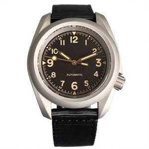 Reloj Mecánico Automático para Hombre, Esfera Árabe, Cristal de Zafiro, Resistente al Agua 20 Bar, Reloj de Pulsera Redondo, Estilo Vintage - Product Image 3