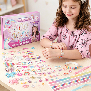Custom Hair Accessories Set DIY Headband <b>Bracelet</b> <b>Cute</b> Bows Stars Flowers Pins Craft Kit For Teen Girls Bulk - Product Image 4