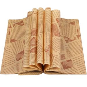 Colored 15x15cm 35gsm 100% Virgin Pulp <b>Greaseproof</b> <b>Paper</b> Sheets for Pizza Hamburger & Bread - Product Image 2