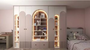 New Design Hot Selling High Quality Modern Foldable Master Bedroom Wardrobe for <b>Kids</b> - Product Image 5