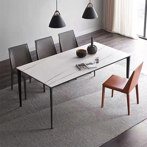 Set di Tavolo da Pranzo di Lusso <span class=keywords><strong>con</strong></span> 4-6 Sedie per <span class=keywords><strong>Cucina</strong></span> - Product Image 1