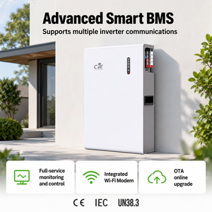Batterie au lithium fer phosphate empilable 5 kWh CFE-WL-5 avec BMS intelligent et CAN pour stockage solaire domestique – Vente directe usine - Product Image 3