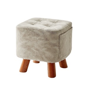 Modern Household Shoe Changing <b>Stool</b> Solid Wood <b>Storage</b> Ottoman Living Room Bench For Home Use - Product Image 5