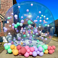 Souffleur d'air gonflable Tente à bulles Canal PVC Globe Transparent Igloo Dôme Tente Camping Evénement Fête de mariage
