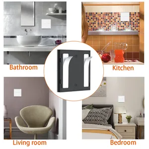 Haozee thông minh ZigBee chuyển đổi <span class=keywords><strong>4</strong></span> gang kịch bản 12 cảnh chuyển đổi push <span class=keywords><strong>button</strong></span> điều khiển hỗ trợ deconz zigbee2mqtt nhà trợ lý - Product Image 3