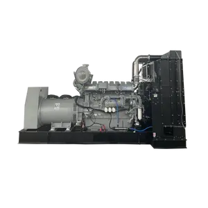 Generator diesel tipe diam Kedap suara, 444kw 555kva 1 fase 3 fase