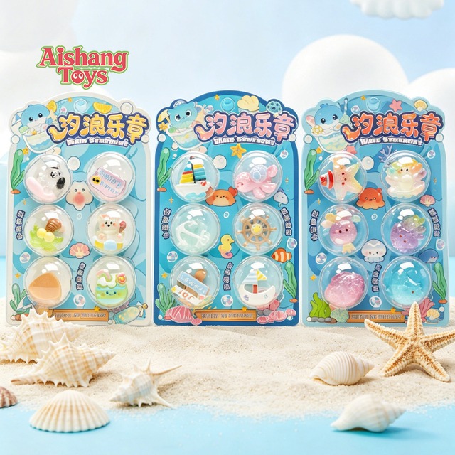 Novelty 3D Ocean World Resin Charms Stick-On Phone Back Decor Ornaments DIY Accessories for Phone Case phone stickers