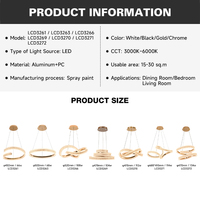 Lustre LED suspendu 114W 3CCT à design spirale irrégulier créatif, idéal pour chambre et salon, protection oculaire, fortement recommandé