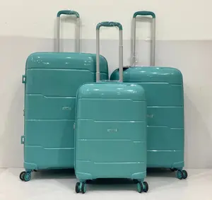 Tinho 공장 가격 PP 알루미늄 트롤리 수하물 공장 맞춤형 유니섹스 여행 가방 세트 도매 고품질 가방