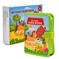Livre d'activités Montessori personnalisé en feutre pour enfants, jouet éducatif de luxe classique, vente en gros