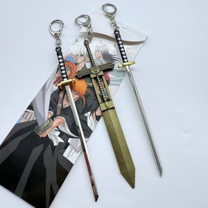 17 Designs Porte-clés <span class=keywords><strong>Anime</strong></span> Japonais Style <span class=keywords><strong>Sword</strong></span> <span class=keywords><strong>Art</strong></span> <span class=keywords><strong>Online</strong></span>, 3 pièces/ensemble, Pendentif en Métal, Accessoires de Porte-clés - Product Image 2