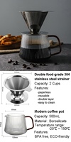 Offre Spéciale extérieur goutte à goutte sac de voyage cadeaux boîte emballage broyeur Pot bouilloire verser sur cafetière ensemble