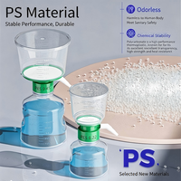 Unité de filtration sous vide jetable, emballage stérile indépendant, membrane PES 0,22 μm 0,45 μm, gobelet filtrant gradué