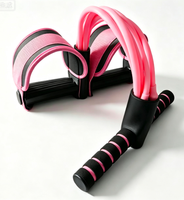 Kit d'entraînement portable pour la maison : Équipement de fitness, abdominaux, étirements, extenseur de poitrine, bande de résistance avec poignées