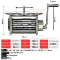Presse manuelle pour le pressage de fils en or, argent, cuivre, pour la fabrication de fils carrés et le sertissage de lignes DIY