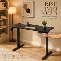 Table de travail réglable en hauteur AOR, moteur unique, levage fluide 20 mm/s, mémoire 3 vitesses, charge statique 200 kg, vente en gros usine