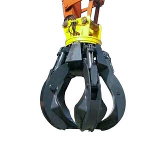 Goede Kwaliteit Graafmachine Sinaasappelschil Sorteren Grapple Grabber Hydraulische Schroot Grijpen Sinaasappelschil Grapple Voor Verkoop - Product Image 1