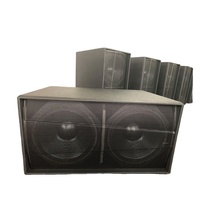 Subwoofer professionnel double 18 pouces, grande puissance, enceinte de basses DJ, système audio passif pour concerts en direct, subwoofer de sonorisation