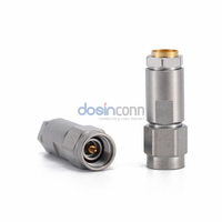 Connecteur micro-ondes DC-26.5GHz, prise femelle 3.5mm, prise mâle, faible VSWR pour câble coaxial 50ohm, en acier inoxydable
