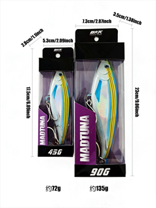 Leurre de pêche en mer coulant type <span class=keywords><strong>crayon</strong></span>, 45g 90g, 13cm 17cm, pour gros poissons, longue portée, appât artificiel dur pour thon - Product Image 2