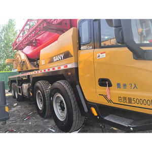 Composants essentiels de grue sur camion d'occasion SANY de 80 tonnes, même modèle que l'unité de 100 tonnes, fabriqués en Chine, incluant moteur, boîte de vitesses, PLC, pompe. - Product Image 4