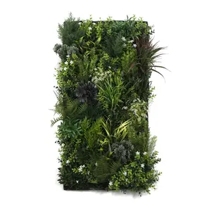 Uland 3d artificial plant wall grass greenery wall panel jungle