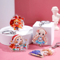 Fabricant chinois OEM ODM porte-clés en plastique transparent clair porte-clés acrylique personnalisé porte-clés accessoires en plastique porte-clés