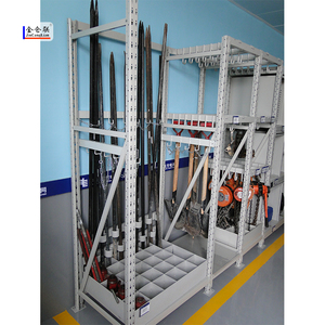 中小工場倉庫金属工具棚システム5層スロットアングル鋼収納棚 - Product Image 6