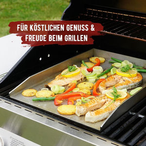 Kit d'accessoires pour plaque de cuisson robuste, plaque de cuisson premium Plancha avec grattoir pour cuisinières à induction - Product Image 2