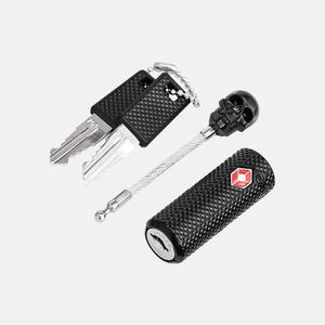 Candado Pequeño Portátil con <span class=keywords><strong>Cable</strong></span> de Acero TSA Customs <span class=keywords><strong>Lock</strong></span>, Candado de Combinación Antirrobo, Candado para Equipaje - Product Image 4