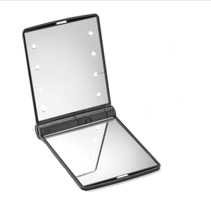 <span class=keywords><strong>Espejo</strong></span> de Maquillaje Portátil de Viaje, <span class=keywords><strong>Espejo</strong></span> Compacto Plegable de Doble Cara <span class=keywords><strong>con</strong></span> Aumento, Mini <span class=keywords><strong>Espejo</strong></span> de Escritorio <span class=keywords><strong>con</strong></span> 16/40 <span class=keywords><strong>Luces</strong></span> LED, Iluminación de 3 Colores - Product Image 1