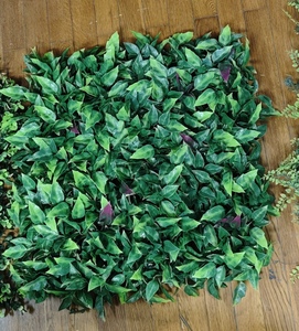 Panneau de gazon artificiel en plastique anti-UV, gazon artificiel <span class=keywords><strong>pour</strong></span> mur de jardin, décoration murale intérieure et extérieure - Product Image 2