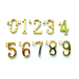 Lettres en laiton massif de qualité supérieure avec finition lisse pour enseignes commerciales, décoration murale et marquage de façade de magasin - Product Image 2