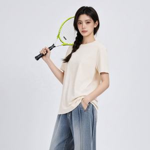 T-shirt de haute qualité en gros, 230 g/m², poids lourd, 100 % coton pur, pour hommes et femmes - Product Image 4