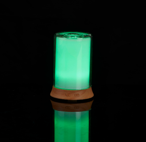 Commercio all'ingrosso 100ml diffusore di aromi bottiglie di vetro luce colorata aromaterapia olio elettrico umidificatore nebbia Maker USB potenza per alberghi - Product Image 4