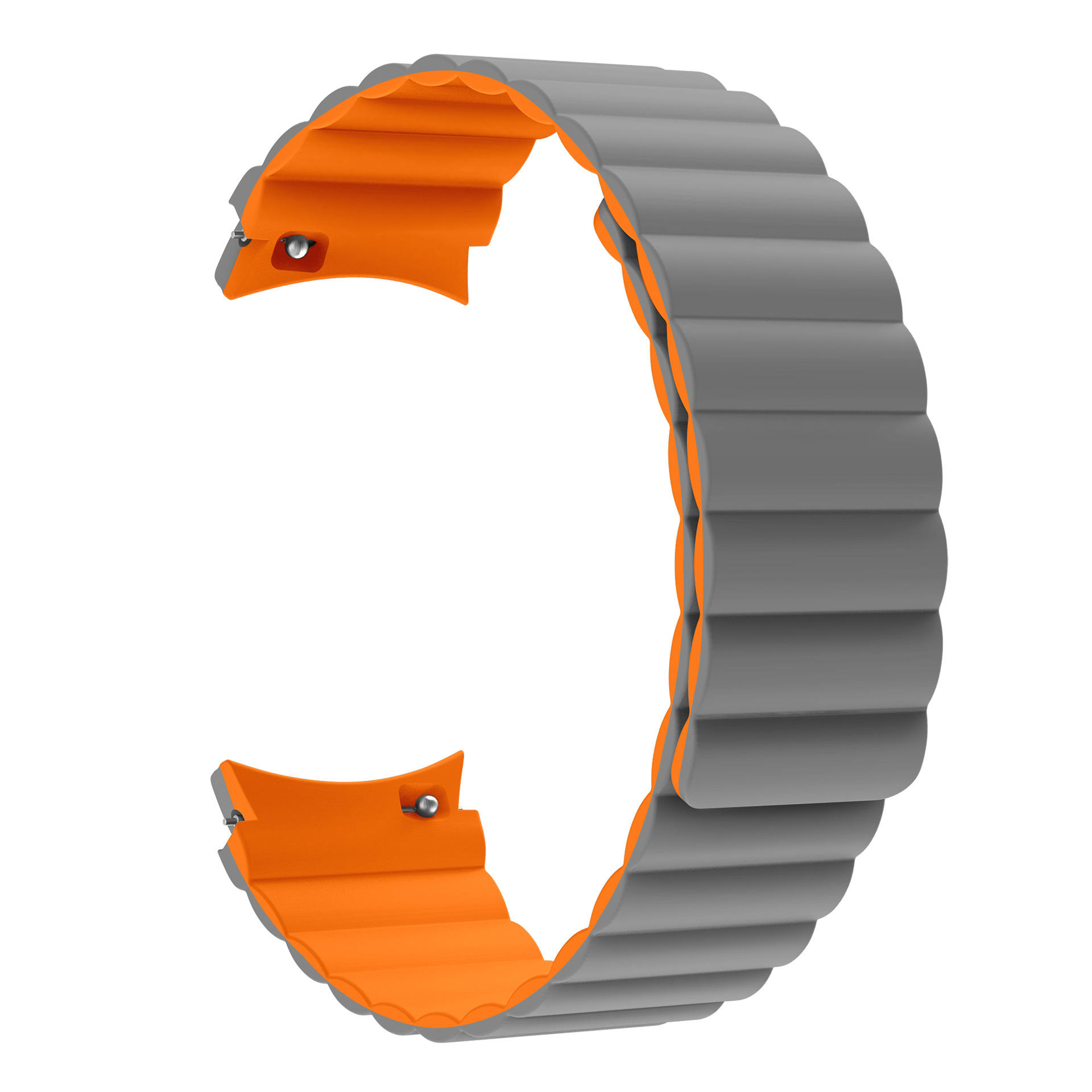 สีเทาสีส้ม