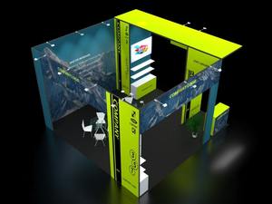 Feria comercial portátil Tianlang, diseño gratuito, peso ligero personalizado, nuevo estilo, cabina de cosméticos moderna 3X6, montaje gratuito - Product Image 5