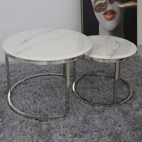 Grossistes en meubles de salon Table basse personnalisée en métal et en bois