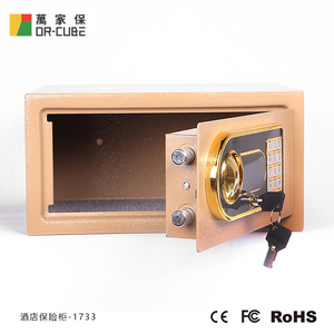 Mini Electronic Safe Carbon Steel Rectangle 170x330x285mm Password Lock <b>Storage</b> For Office Home Hotel - Product Image 4