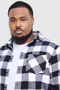 La nueva Camisa de cuadros de búfalo de manga larga de moda más vendida para hombres algodón de estilo retro para ropa de calle en primavera - Product Image 3