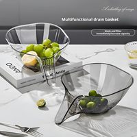 Panier d'égouttage multifonctionnel 2024 Nouvel entonnoir d'égouttage pour évier de cuisine Panier d'égouttage Panier d'égouttage Panier alimentaire